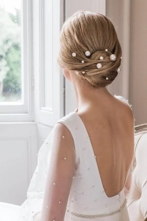 Pearl Hair Pins - mixed sizes - Gold and Silver mixed